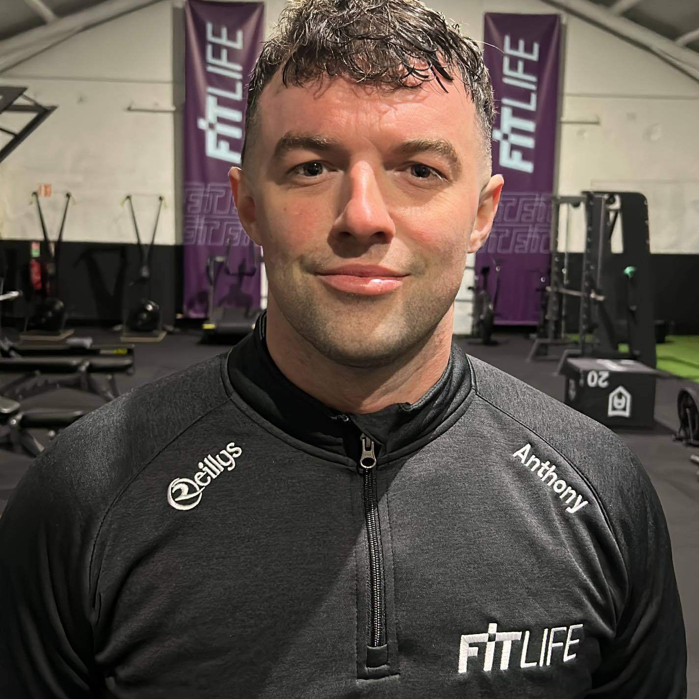 Coach Anthony at the gym